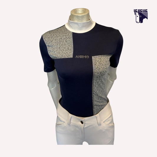 POLO DA COMPETIZIONE DISAIER MEZZA MANICA ANIMO - BLU