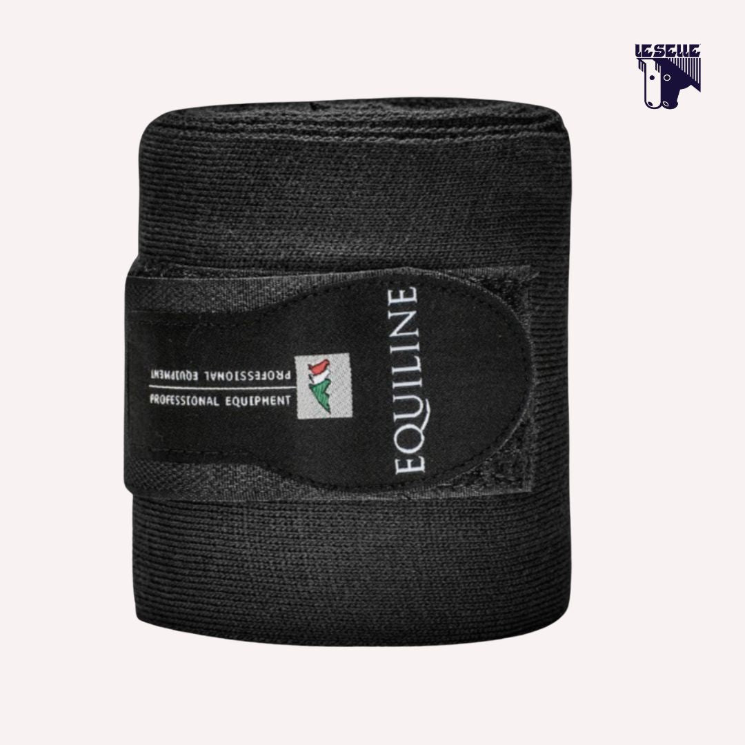 FASCE DA RIPOSO SET 2PZ EQUILINE - NERO