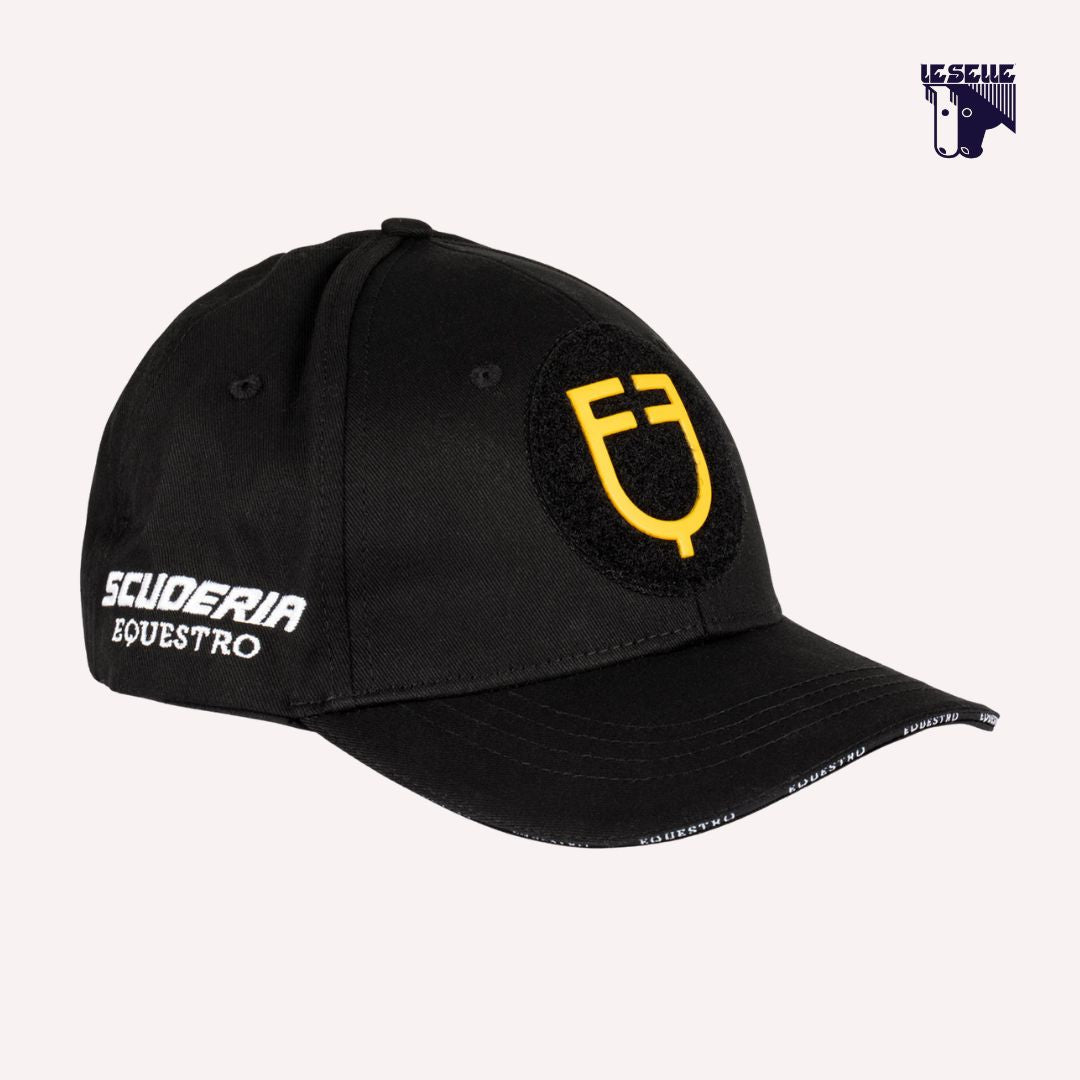 CAPPELLINO UNISEX  BASEBALL SCUDERIA EQUESTRO - NERO
