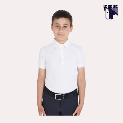 POLO DA CONCORSO BIMBO EQUESTRO - BIANCO