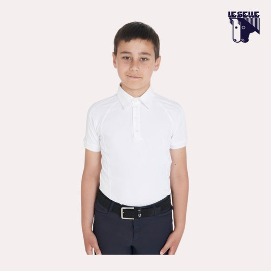 POLO DA CONCORSO BIMBO EQUESTRO - BIANCO