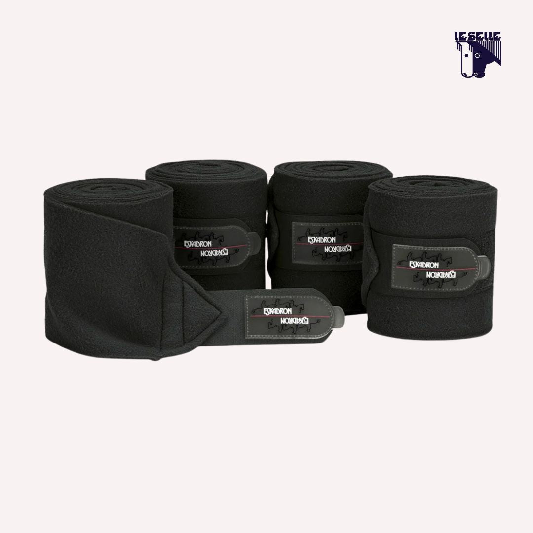 FASCE IN PILE DA LAVORO SET 4 PZ ESKADRON - NERO