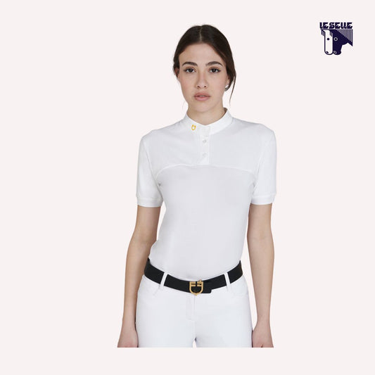 POLO EQUESTRO DA COMPETIZIONE - BIANCO