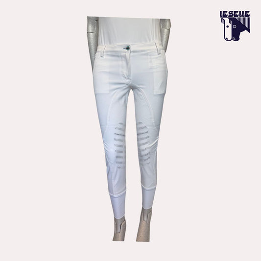 PANTALONE NADA DA GARA GRIP AL GINOCCHIO ANIMO - BIANCO