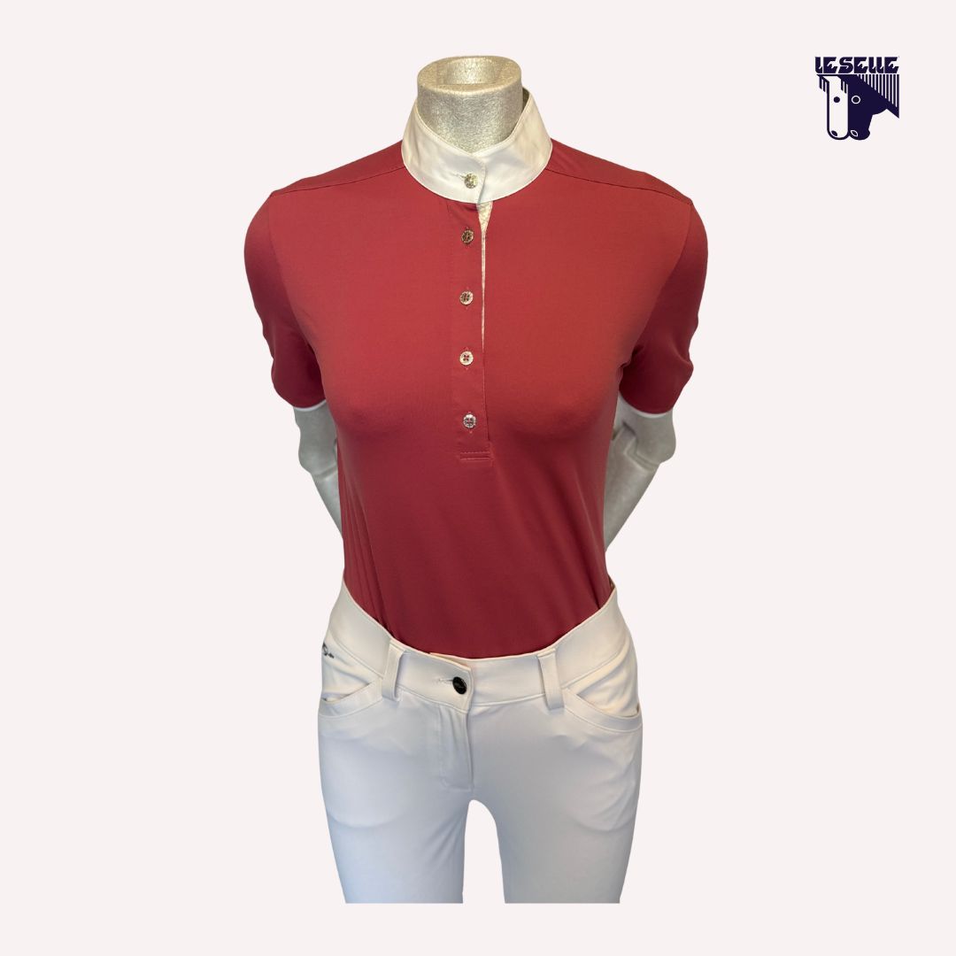 POLO DA GARA ANIMO - ROSA ANTICO