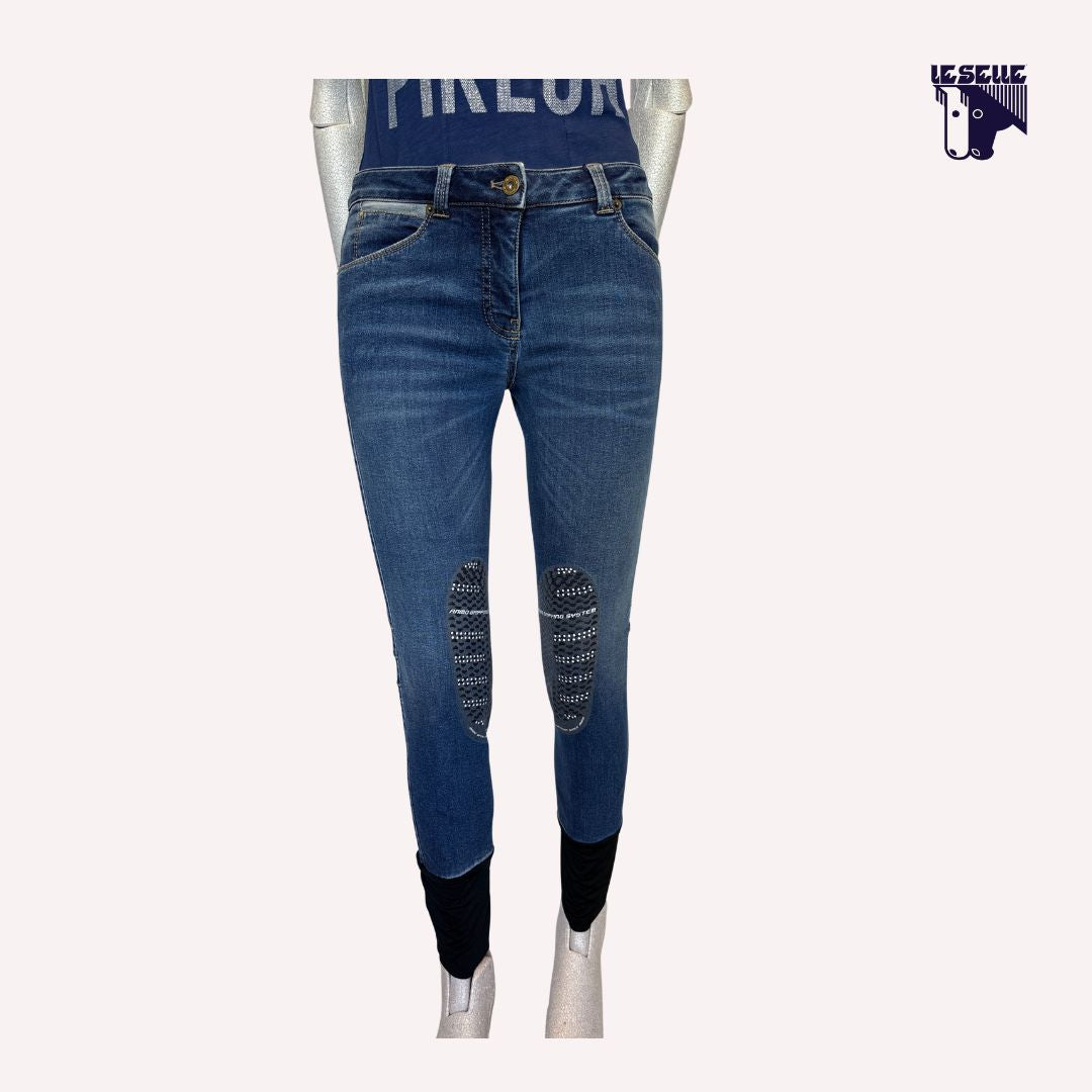 JEANS GRIP AL GINOCCHIO ANIMO - DENIM