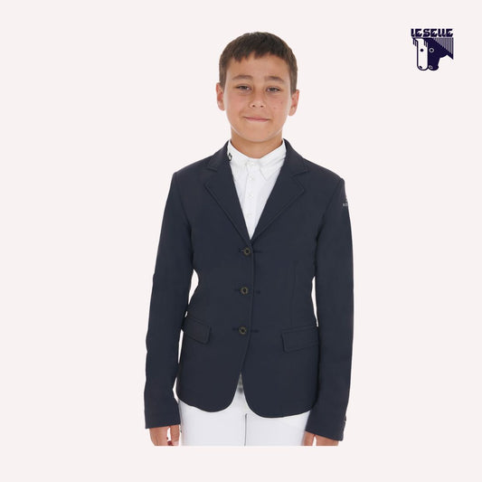 GIACCA DA CONCORSO TRE BOTTONI EQUESTRO - BLU