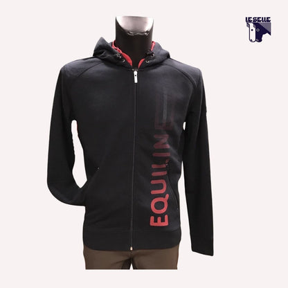 FELPA GRANATO EQUILINE - BLU