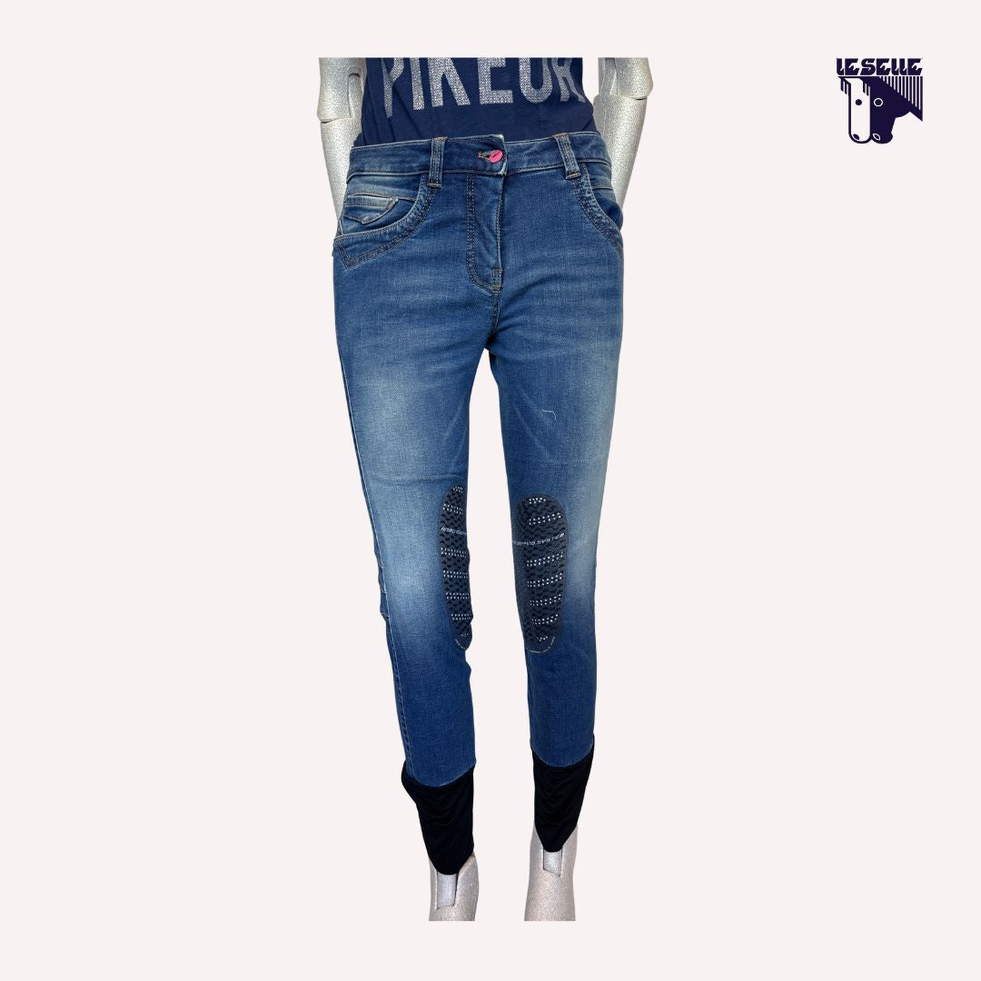 JEANS GRIP AL GINOCCHIO ANIMO - DENIM