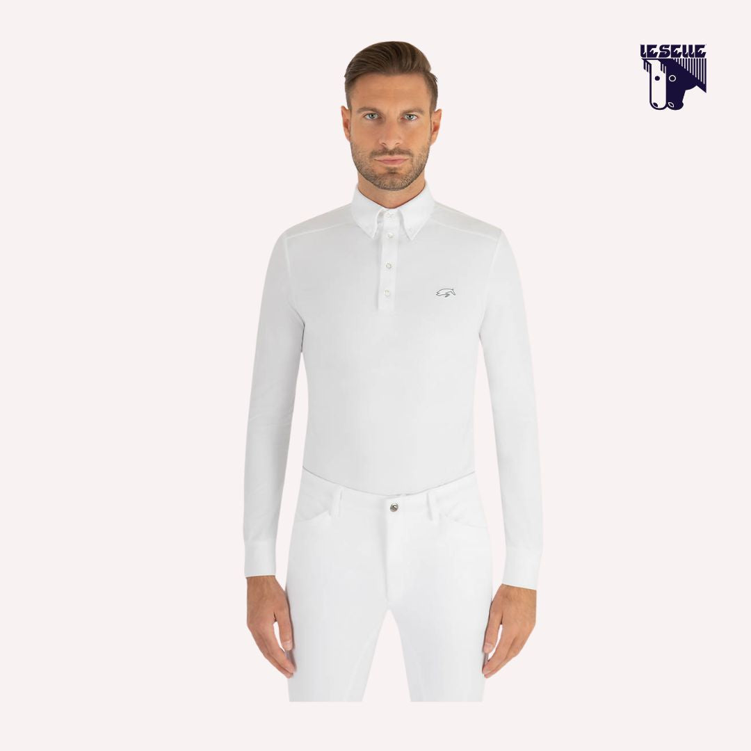 POLO ANTHONY SARM HIPPIQUE - BIANCO