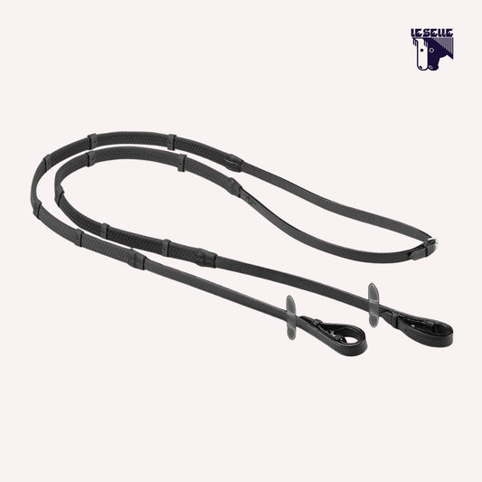 REDINI EMPORIO 5/8' IN GOMMA CON STOPPER EQUIPE - NERO