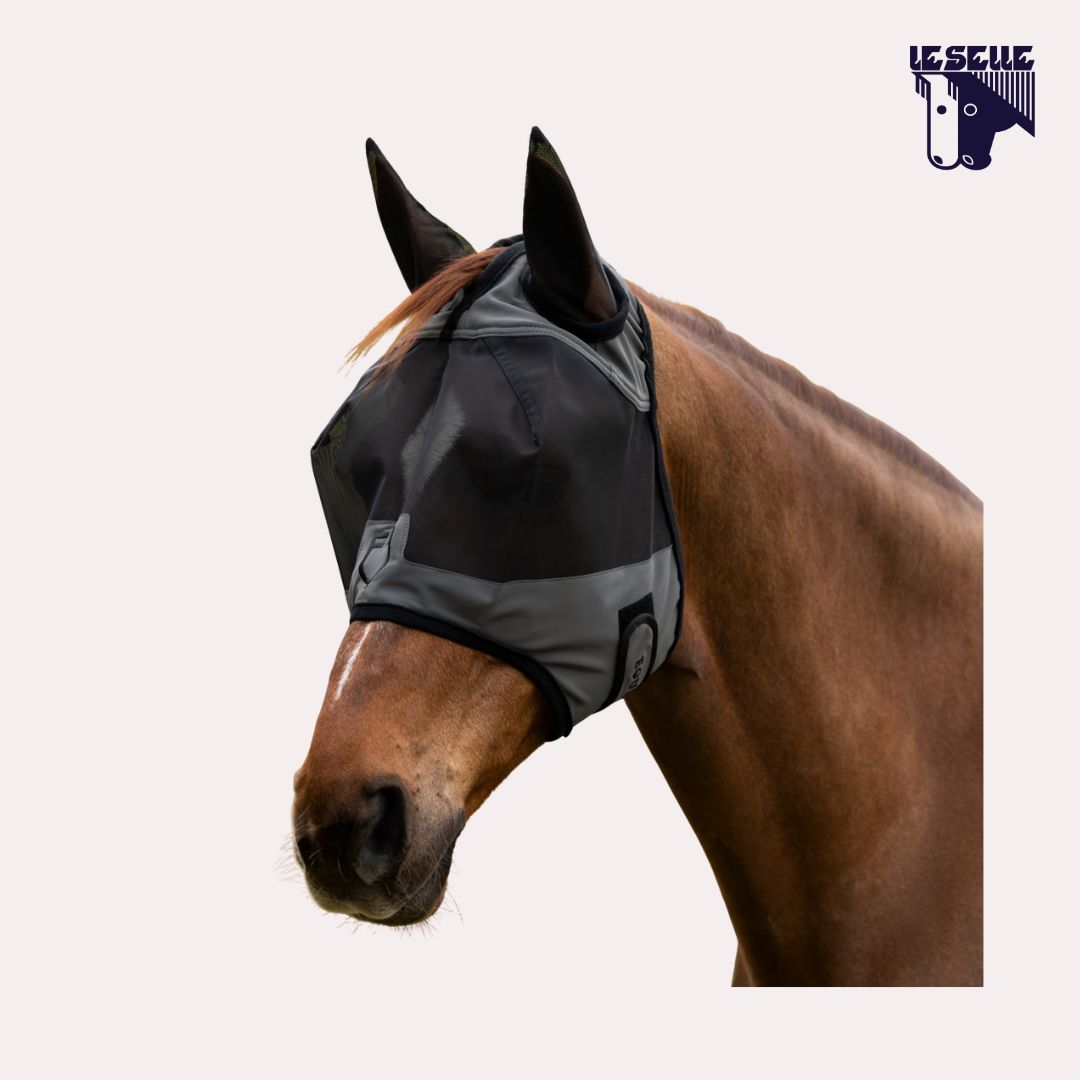 MASCHERA ANTIMOSCHE EQUESTRO - GRIGIO