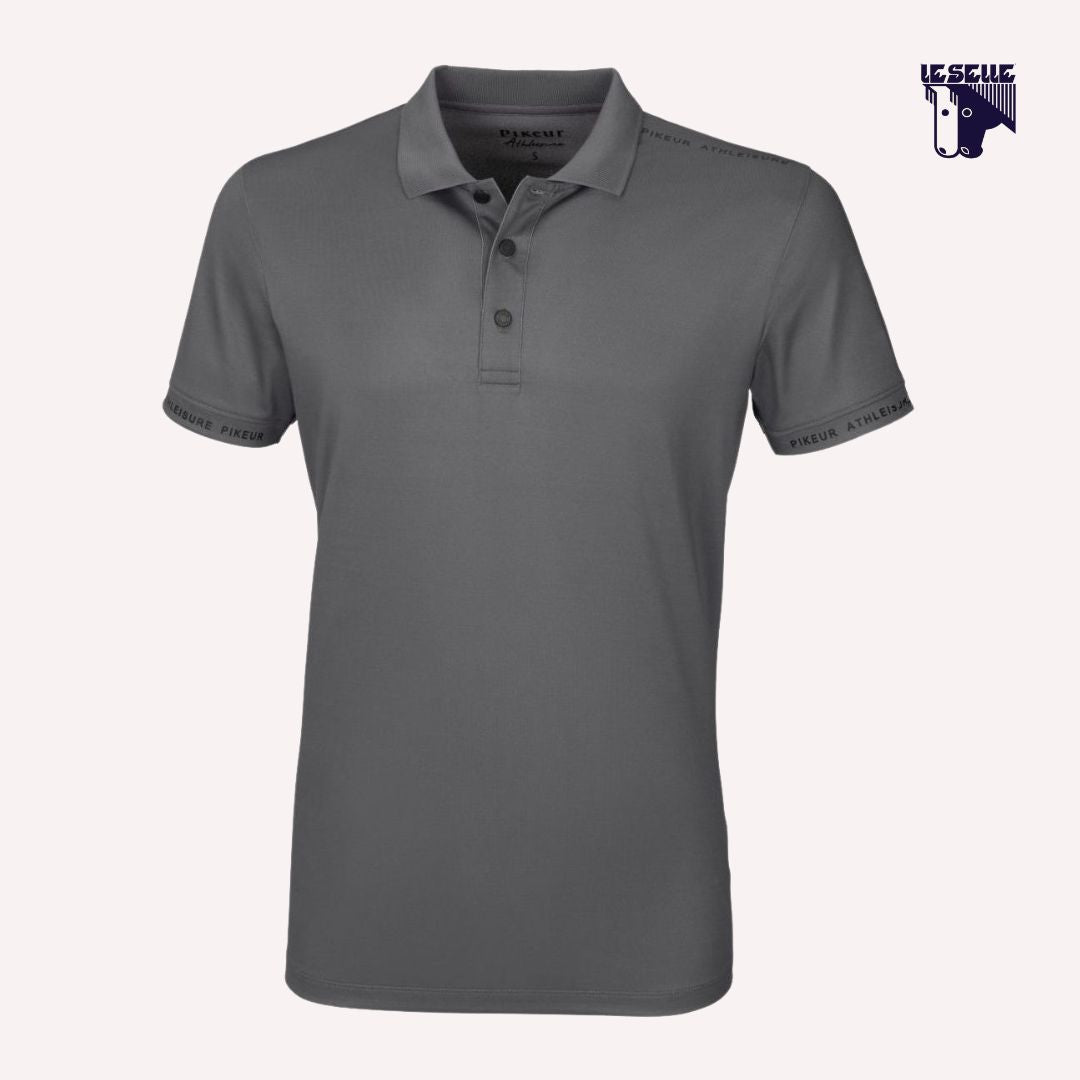 POLO MEZZA MANICA PIKEUR - GRIGIO