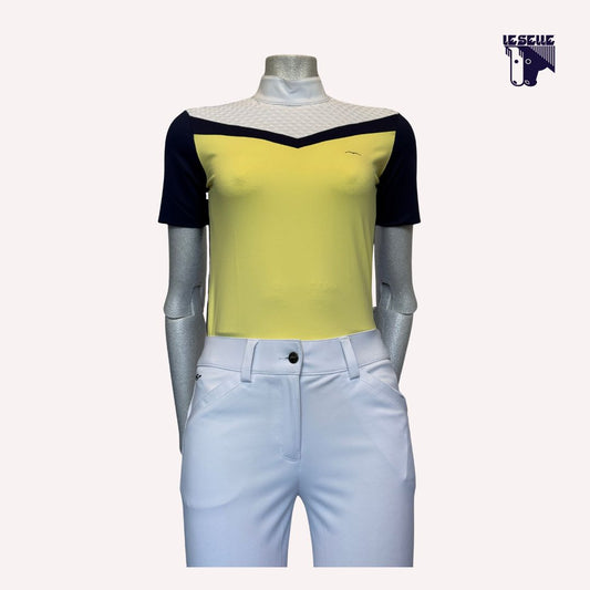 POLO DA COMPETIZIONE BIWAIT MEZZA MANICA ANIMO - GIALLO