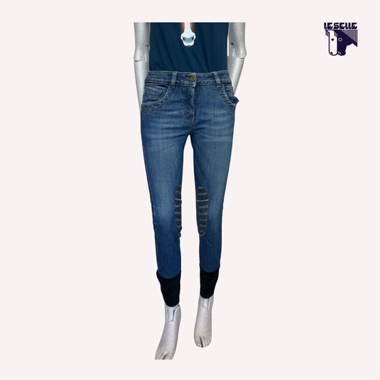 JEANS GRIP AL GINOCCCHIO ANIMO - DENIM