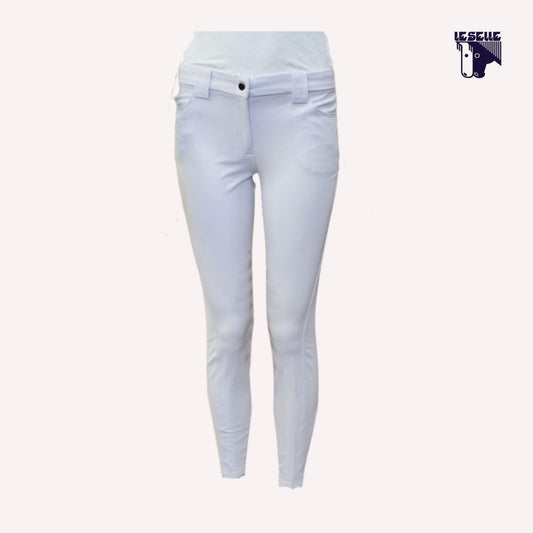 PANTALONI ALMA SARM HIPPIQUE - BIANCO