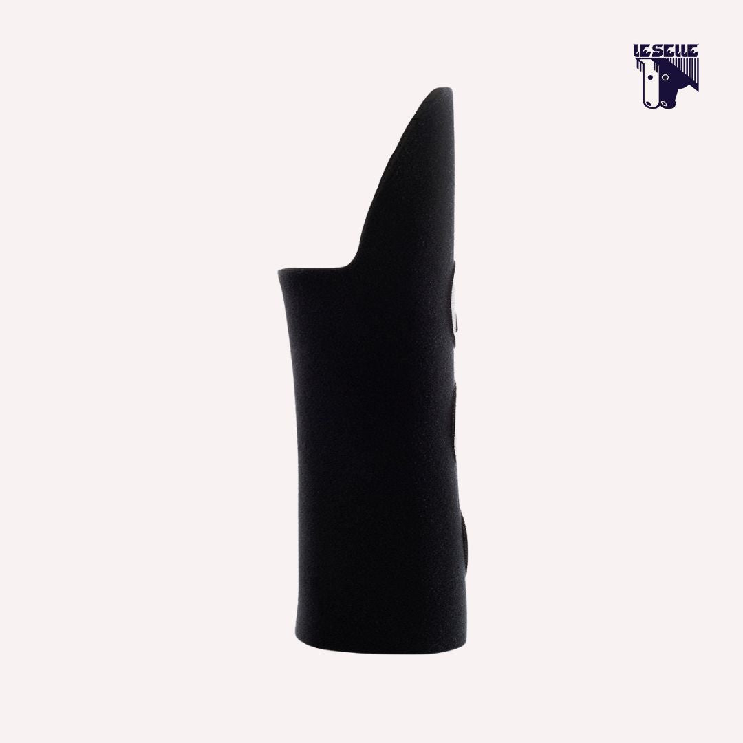 PARACODA GEL CON CHIUSURA A STRAPPO AMAHORSE - NERO
