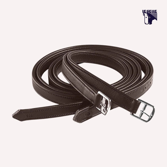 STAFFILI IN PELLE INTERNO NYLON EQUIPE - MARRONE