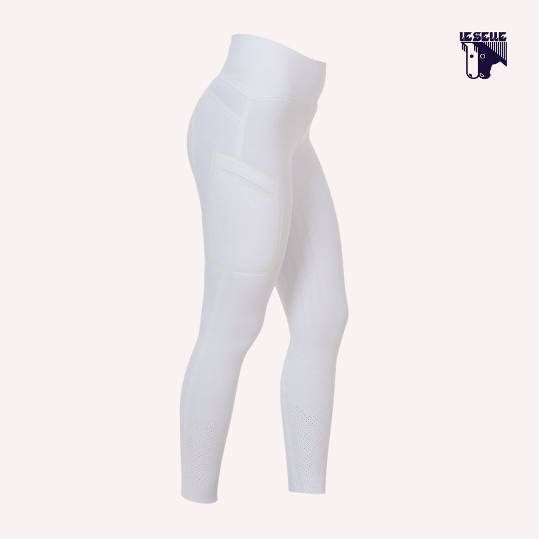LEGGINGS RIDERTECH EQUESTRO - BIANCO