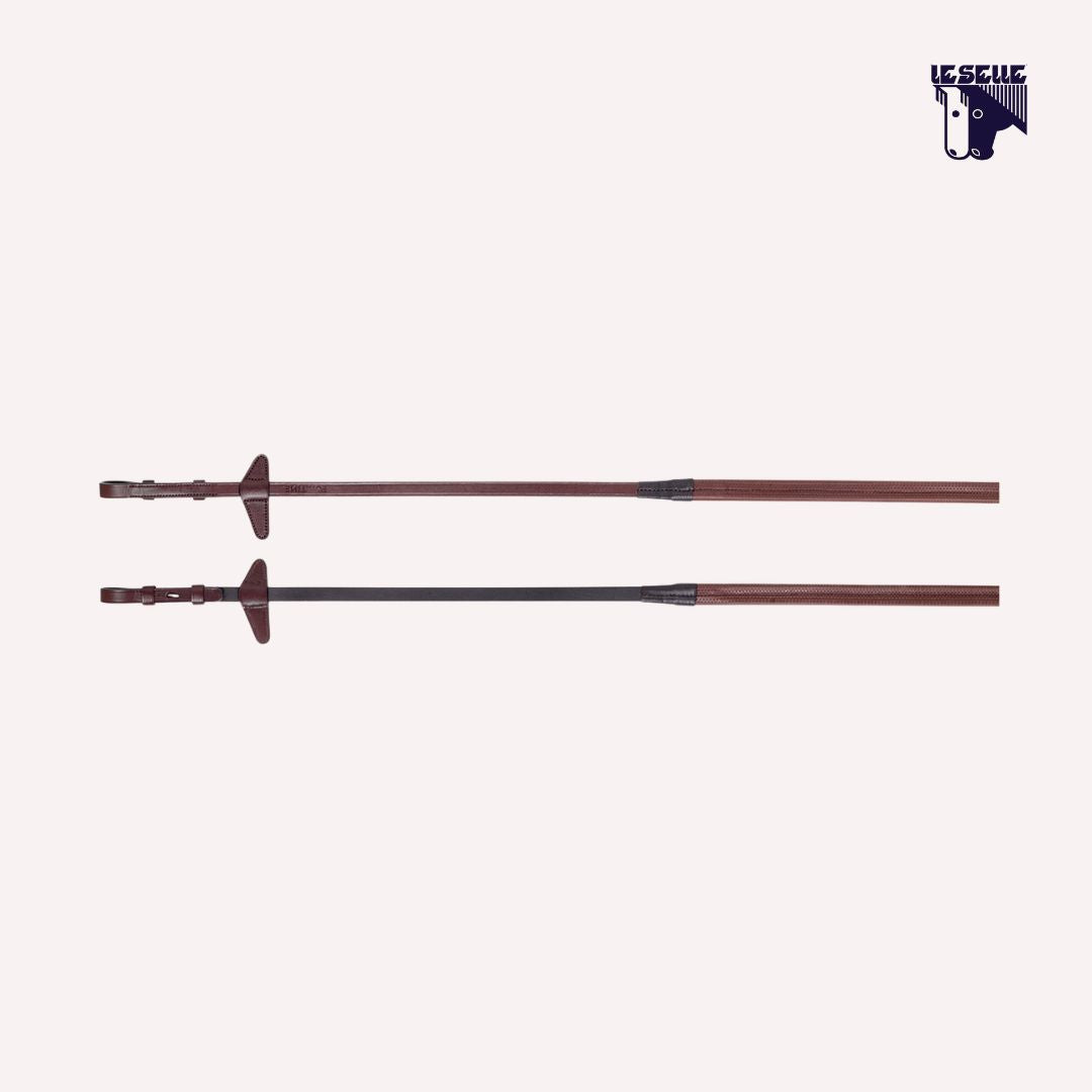 REDINI IN GOMMA CON STOPPER 4/8" EQUILINE - MARRONE