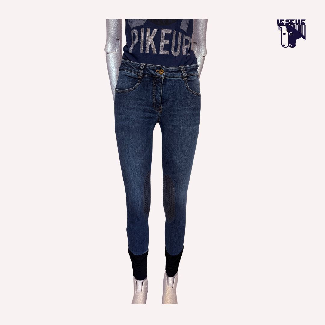 JEANS NIKOL GRIP AL GINOCCHIO ANIMO -  DENIM