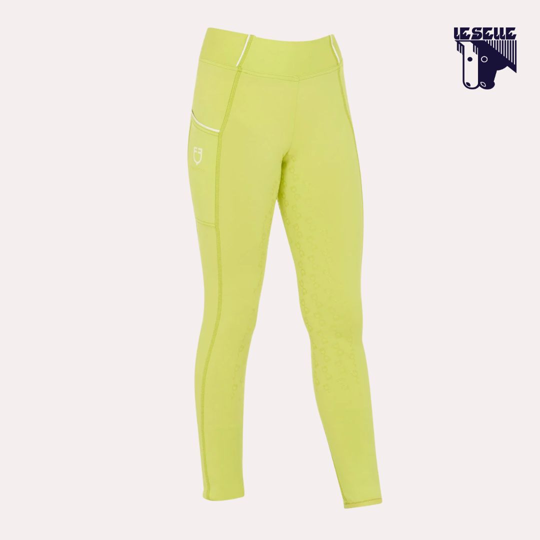 LEGGINGS EQUESTRO - GIALLO FLUO