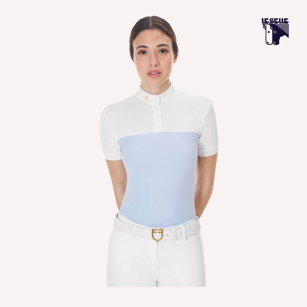 POLO EQUESTRO DA COMPETIZIONE - AZZURRO