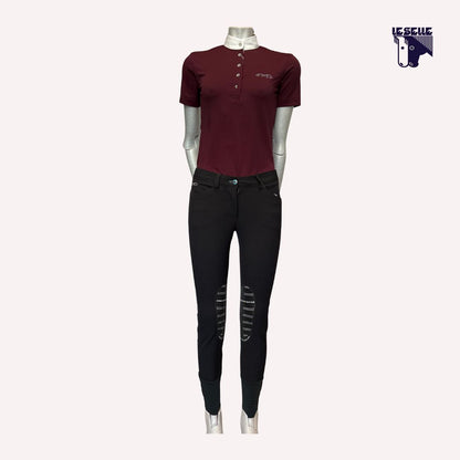 PANTALONI GRIP AL GINOCCHIO ANIMO - NERO