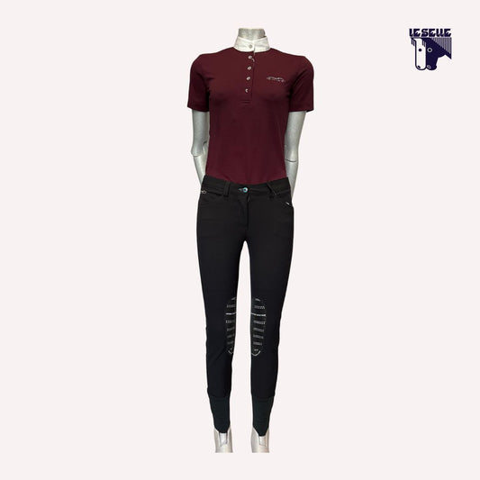 PANTALONI GRIP AL GINOCCHIO ANIMO - NERO