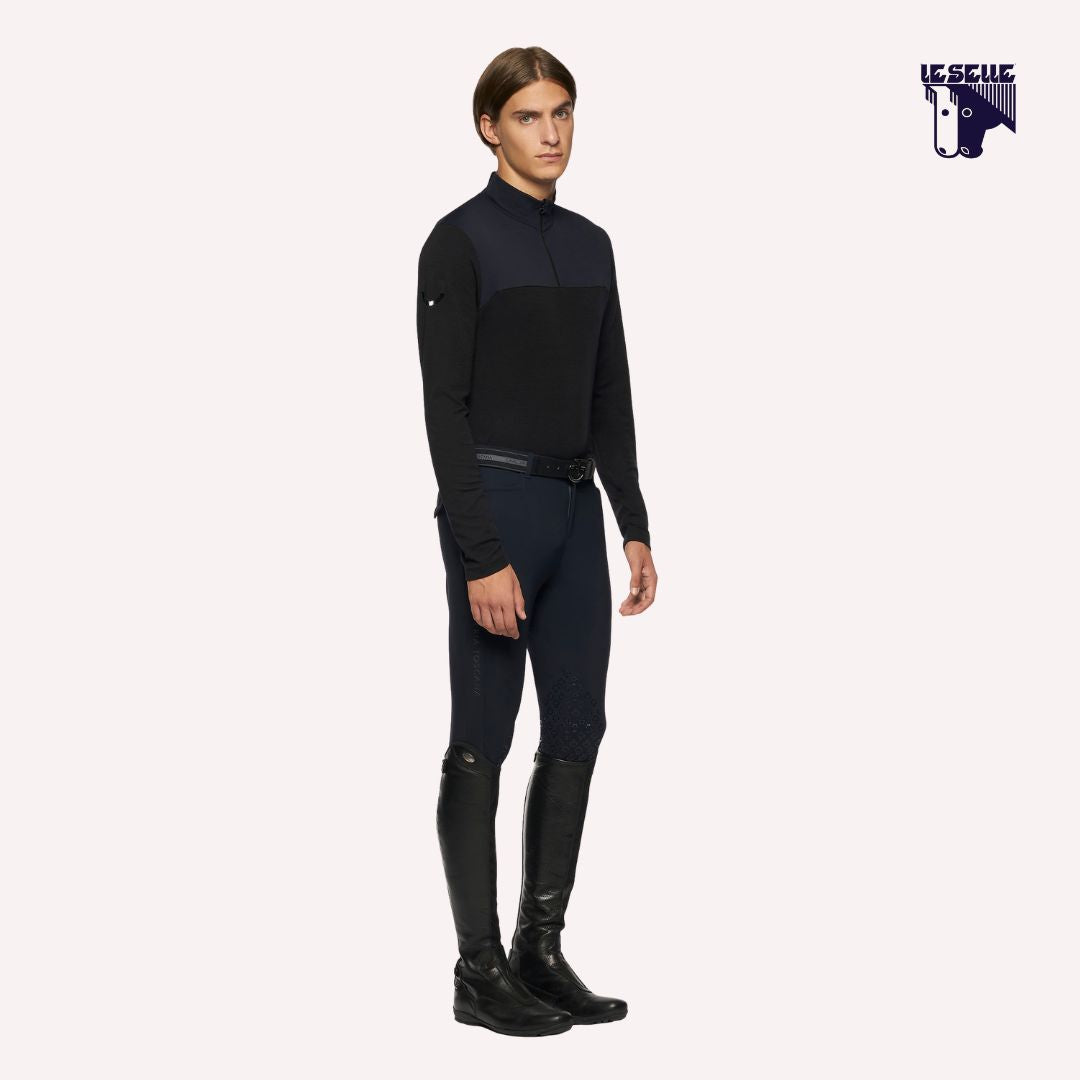 MAGLIA TERMICA TECH WOLL CT LASER CAVALLERIA TOSCANA - BLU