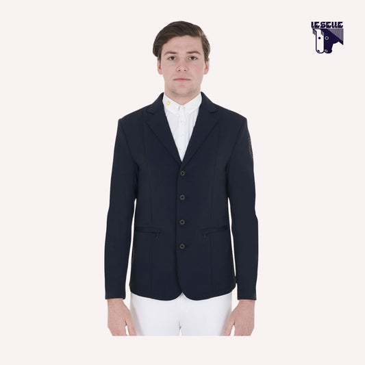 GIACCA DA CONCORSO CON LOGO RICAMATO EQUESTRO - NERO