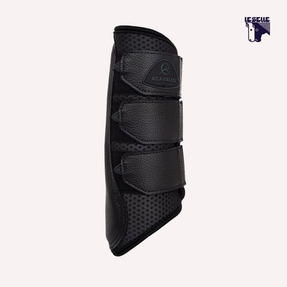 STINCHIERE POSTERIORI NEOPRENE TRAFORATO ACAVALLO - NERO