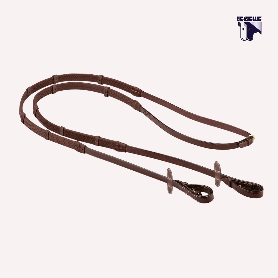 REDINI EMPORIO 5/8' IN GOMMA CON STOPPER EQUIPE - MARRONE