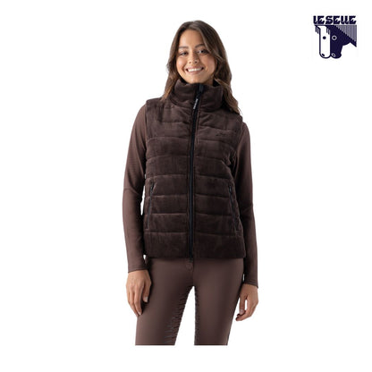 GILET LEGGERO IMBOTTITO EQSIT EQUILINE - CACAO