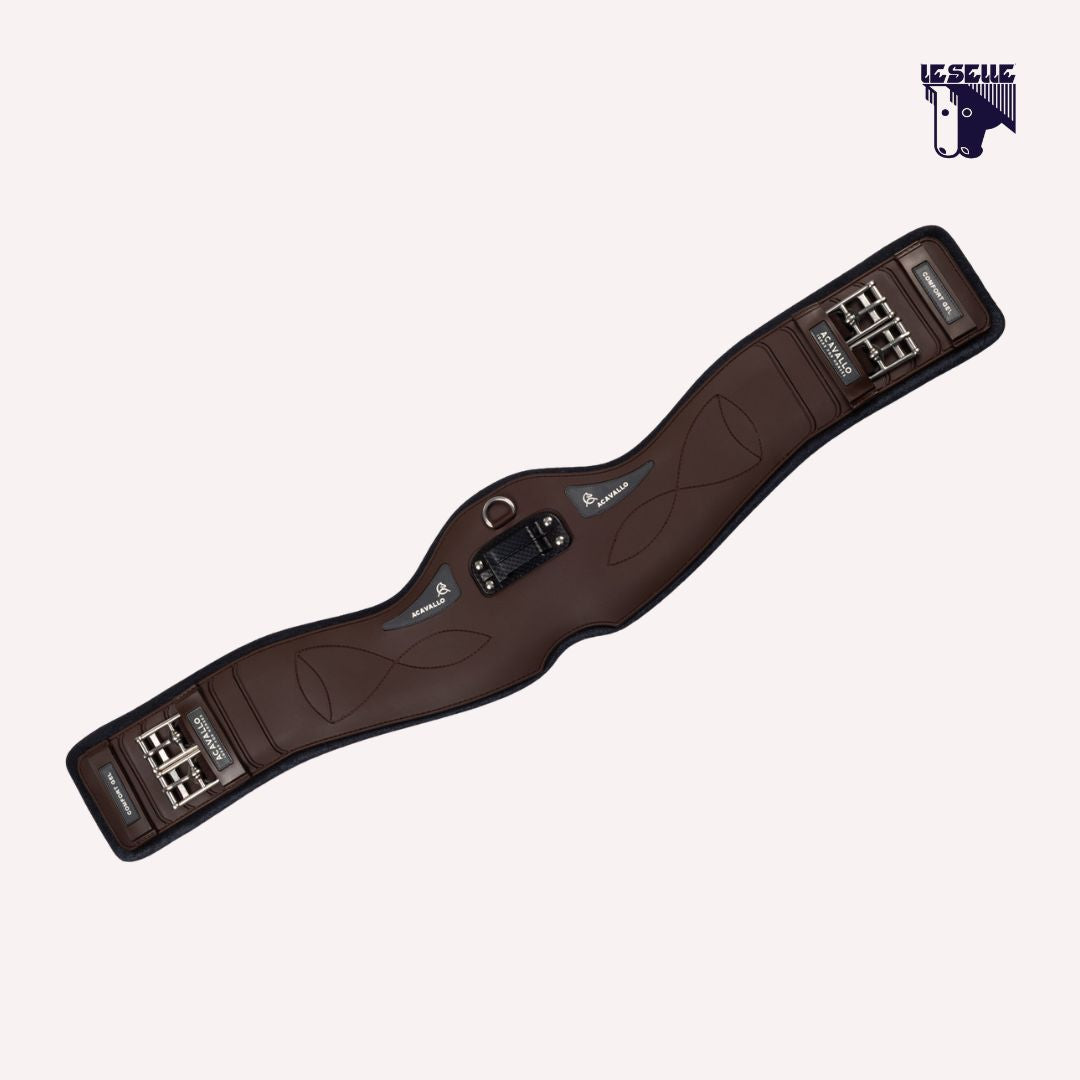 SOTTOPANCIA DRESSAGE ANATOMICO GEL PVC ACAVALLO - MARRONE