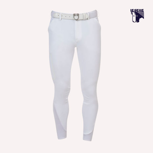 PANTALONI SLIM FIT EQUESTRO RIDERTECHNOLOGY - BIANCO