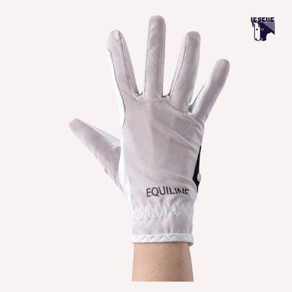 GUANTI EQUILINE ESTIVI - BIANCO