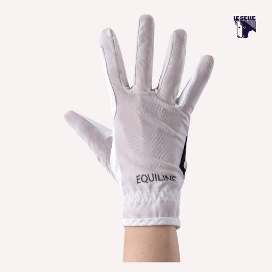 GUANTI EQUILINE ESTIVI - BIANCO