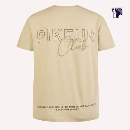 T-SHIRT PIKEUR OVERSIZE - BEIGE