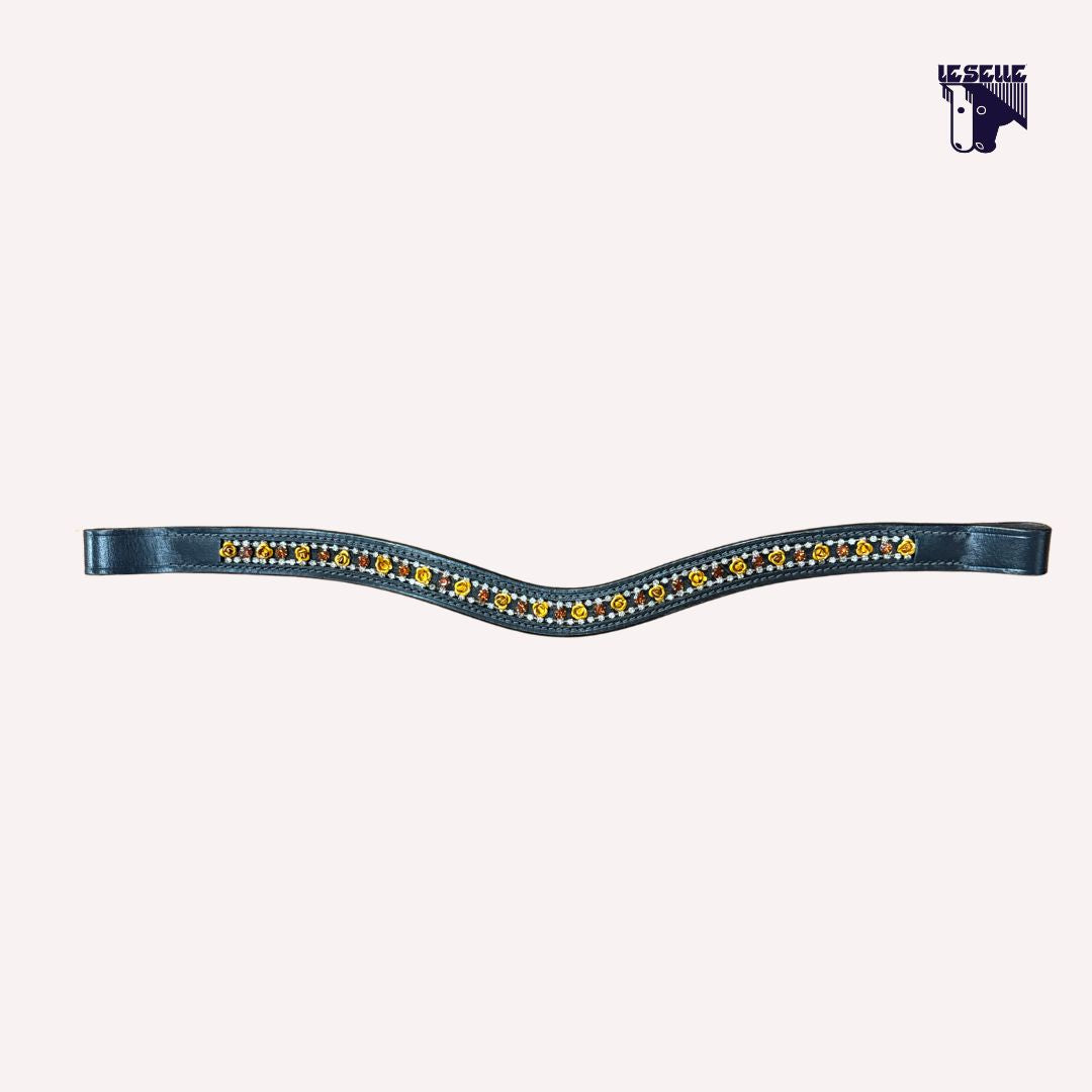 FRONTALINO SILVERLINE TACK - ROSE BRONZO
