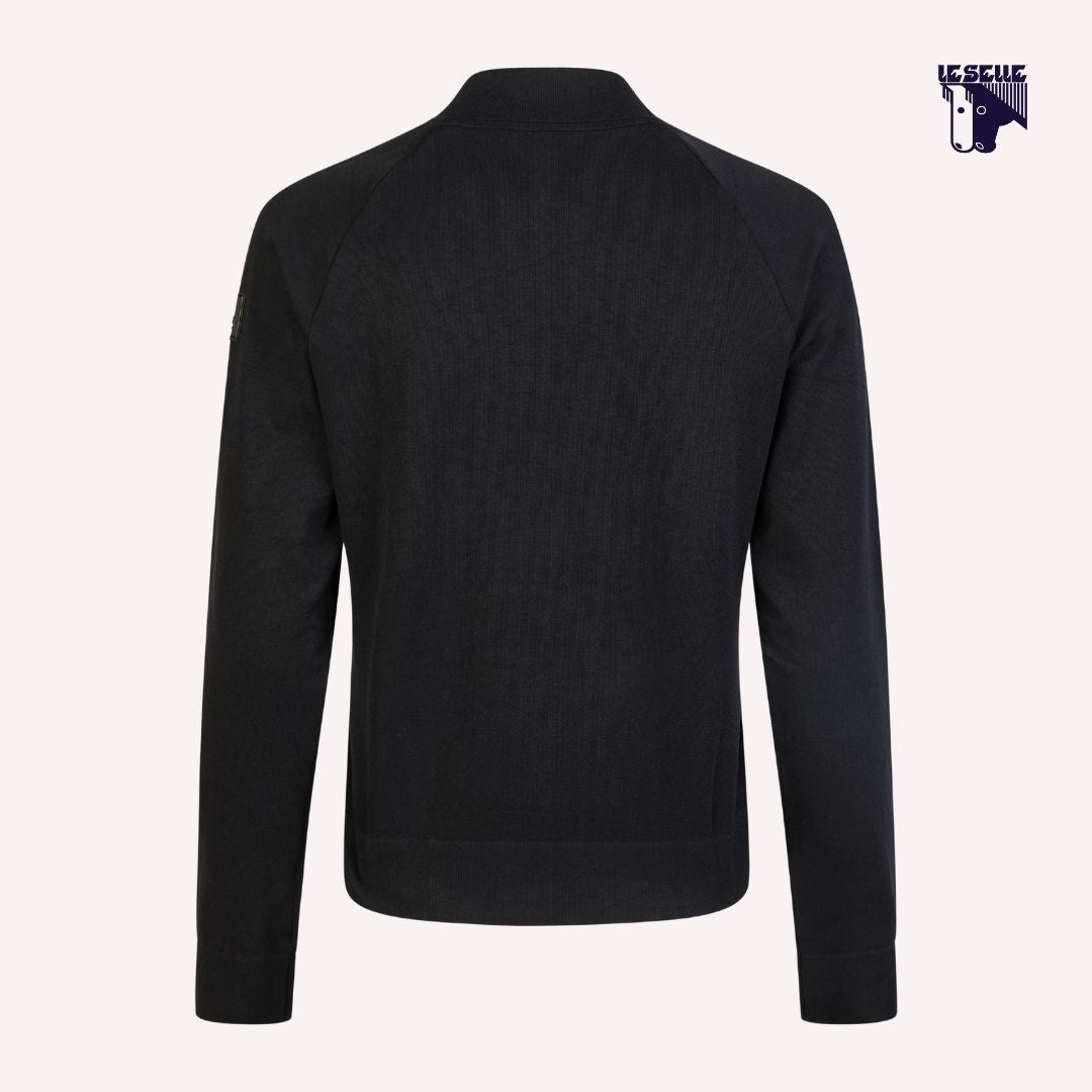 PIKEUR KNIT BLOUSE - NERO