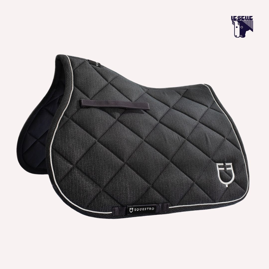 SOTTOSELLA DA SALTO IN COTONE EQUESTRO -  GRIGIO