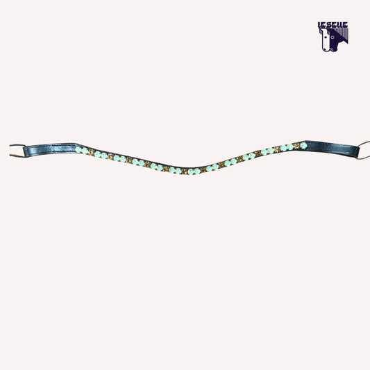 FRONTALINO SILVERLINE TACK - LIME/BRONZO