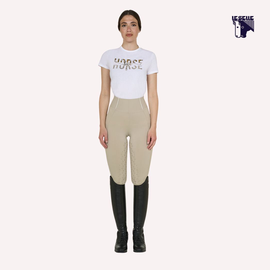 T-SHIRT HORSE LOVE EQUESTRO - BIANCO