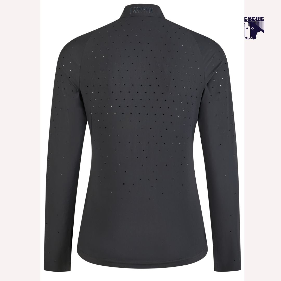 MAGLIA PIKEUR FUNCTION ZIP - NERO