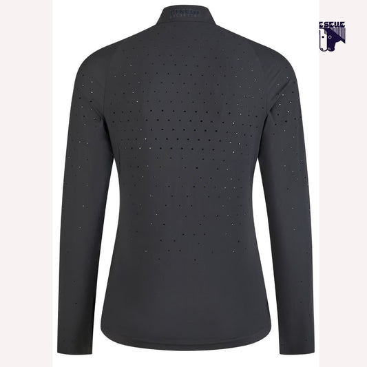 MAGLIA PIKEUR FUNCTION ZIP - NERO