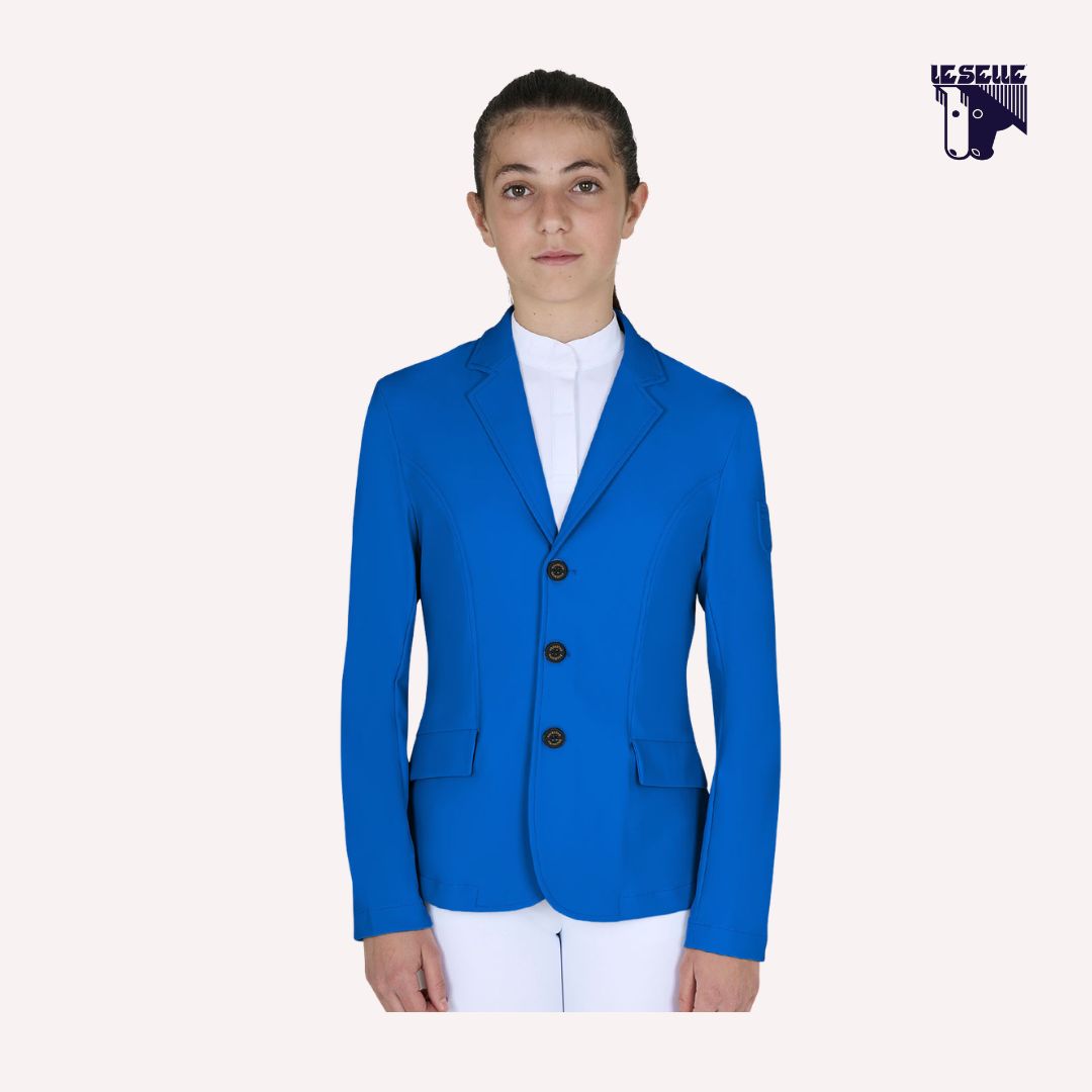 GIACCA BAMBINA DA CONCORSO SLIM FIT EQUESTRO - ROYAL