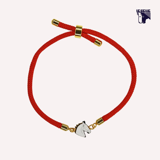 BRACCIALE IN CORDA D.ISTINTO - ROSSO
