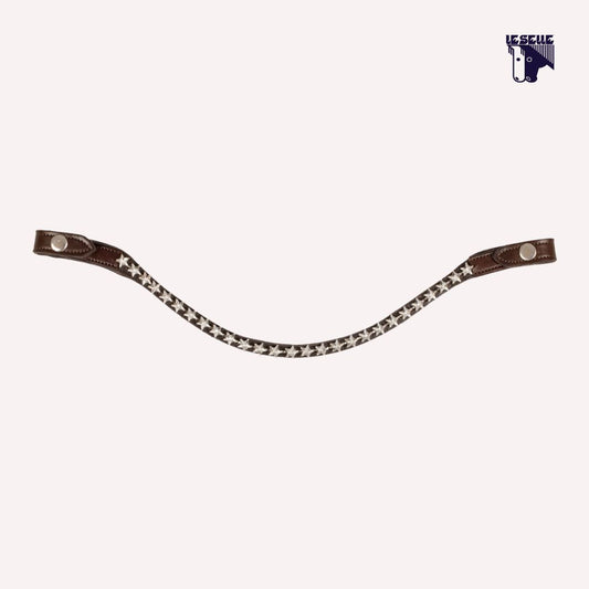 FRONTALINO ACAVALLO STELLE - BIANCO