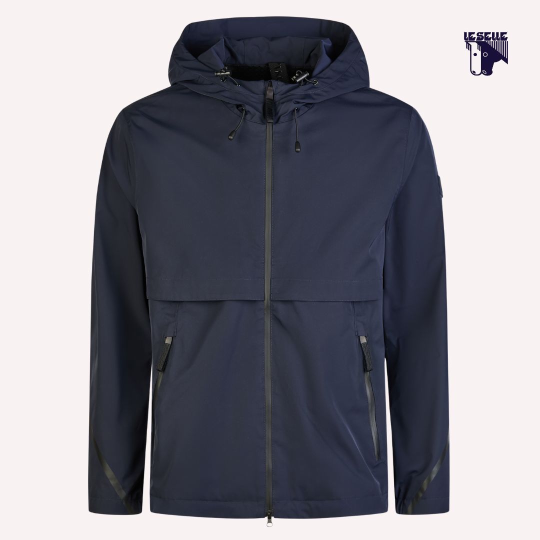 GIACCA IMPERMEABILE THE CORE PIKEUR - BLU NAVY